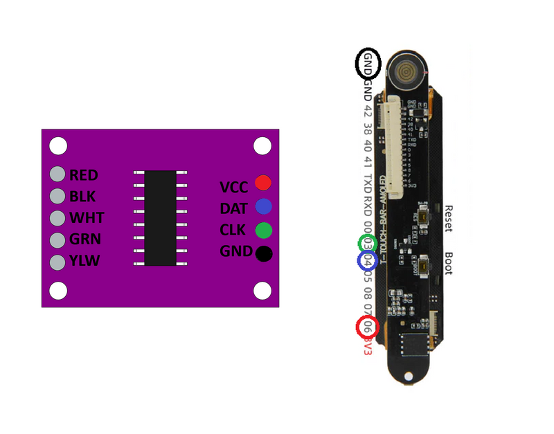 Solder wires to HX711
